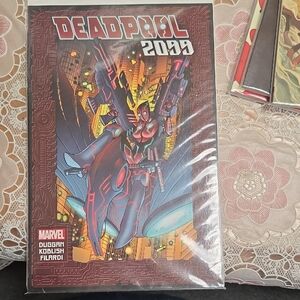 Marvel Deadpool 2099 Comic with Red and Blue Art
